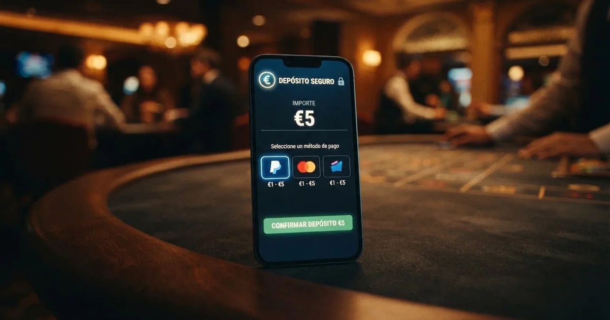 Casino con ingreso mínimo de 5 euros en España: la guía completa