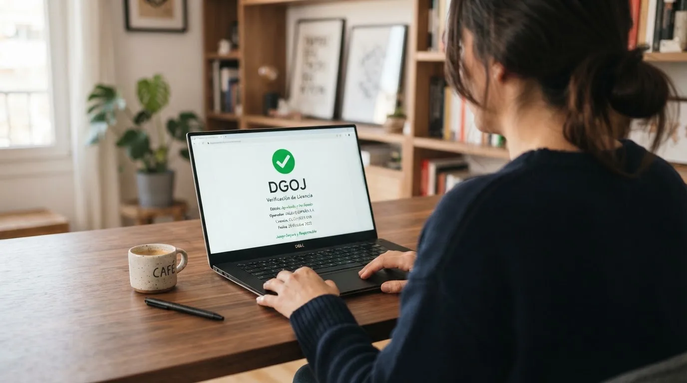 Pantalla del registro oficial de la DGOJ en ordenacionjuego.es con el listado de operadores autorizados